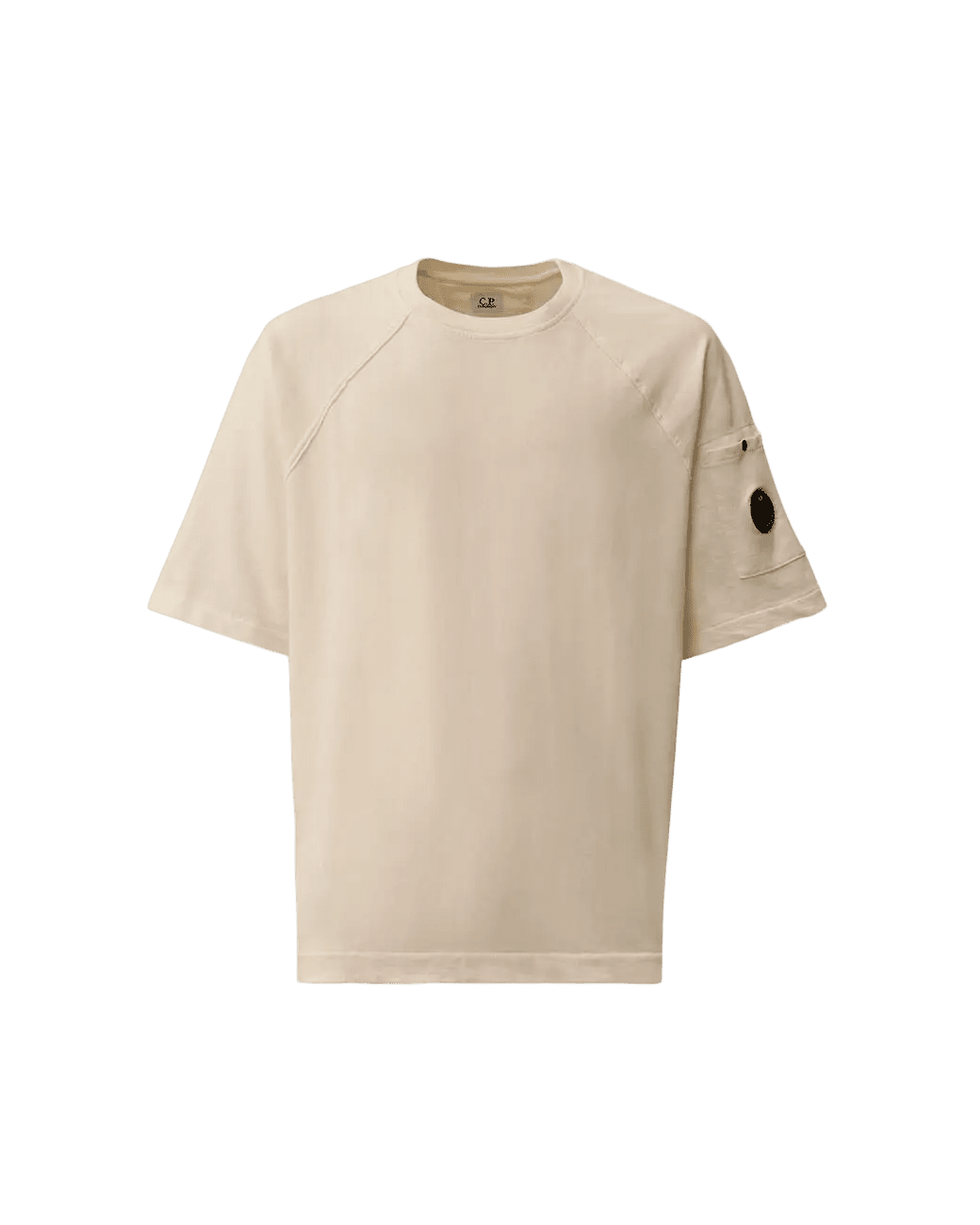 C.P. COMPANY - Light Fleece Short Sleeve Sweatshirt Blanc givré - Lothaire