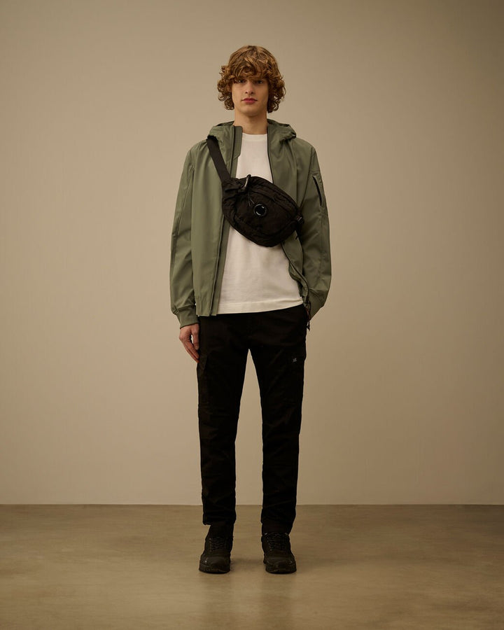 C.P. COMPANY - Light Fleece Short Sleeve Sweatshirt Blanc givré - Lothaire