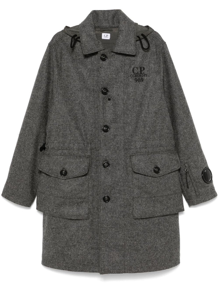 C.P. COMPANY - Manteau Shetland gris - Lothaire