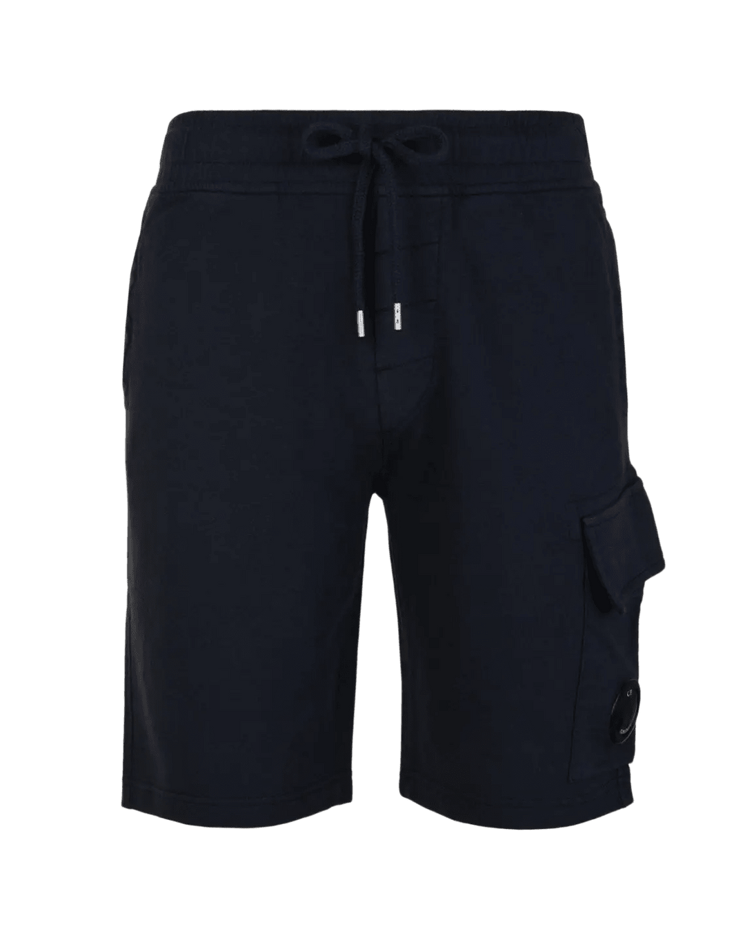 C.P. COMPANY - Men's Micro Lens Fleece Jogger Shorts Bleu nuit - Lothaire