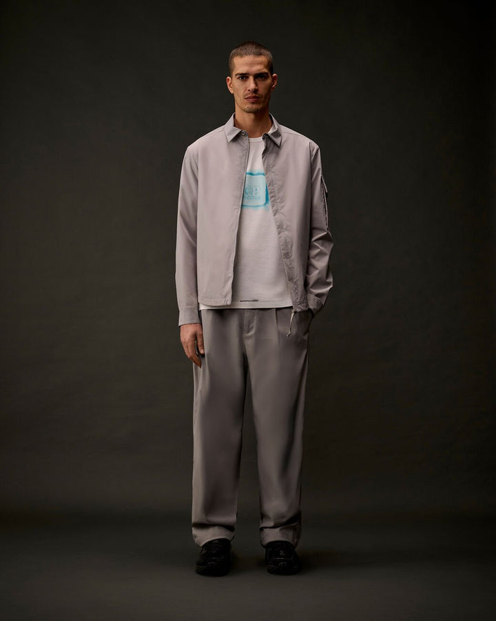 C.P. COMPANY - Metropolis Series Mercerized Jersey Short Sleeve Badge T-Shirt Blanc - Lothaire