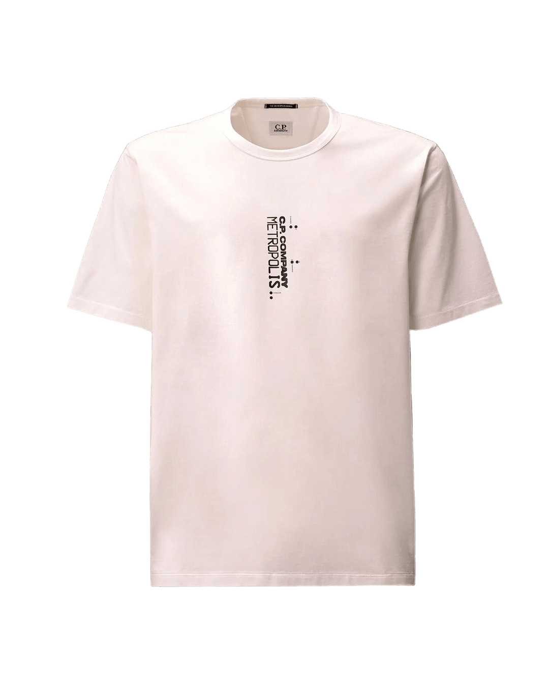 C.P. COMPANY - Metropolis Series Mercerized Jersey Short Sleeve Graphic T-Shirt Gauze White - Lothaire