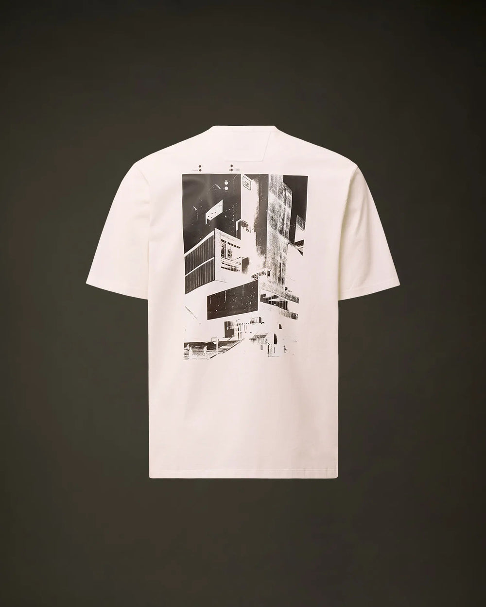 C.P. COMPANY - Metropolis Series Mercerized Jersey Short Sleeve Graphic T-Shirt Gauze White - Lothaire
