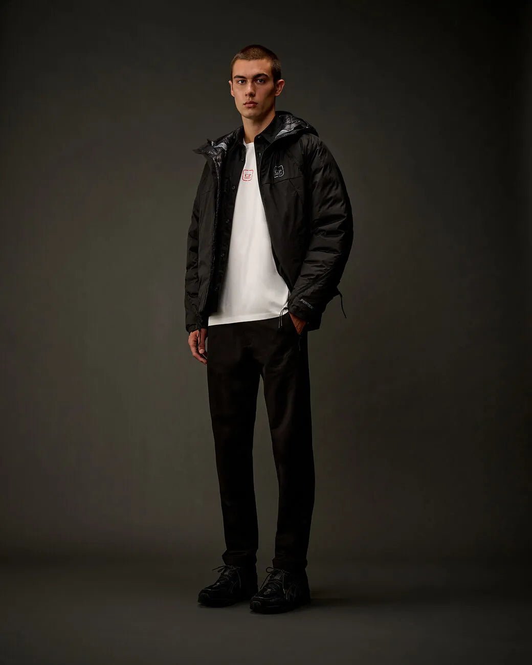 C.P. COMPANY : Metropolis Series Mercerized Jersey Short Sleeve Graphics T-Shirt blanc - Lothaire