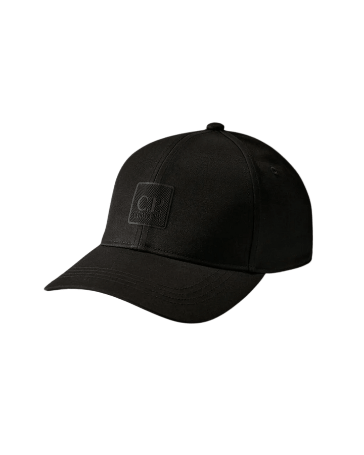 C.P. COMPANY - Metropolis Series Polyester Twill Logo Cap Noir - Lothaire