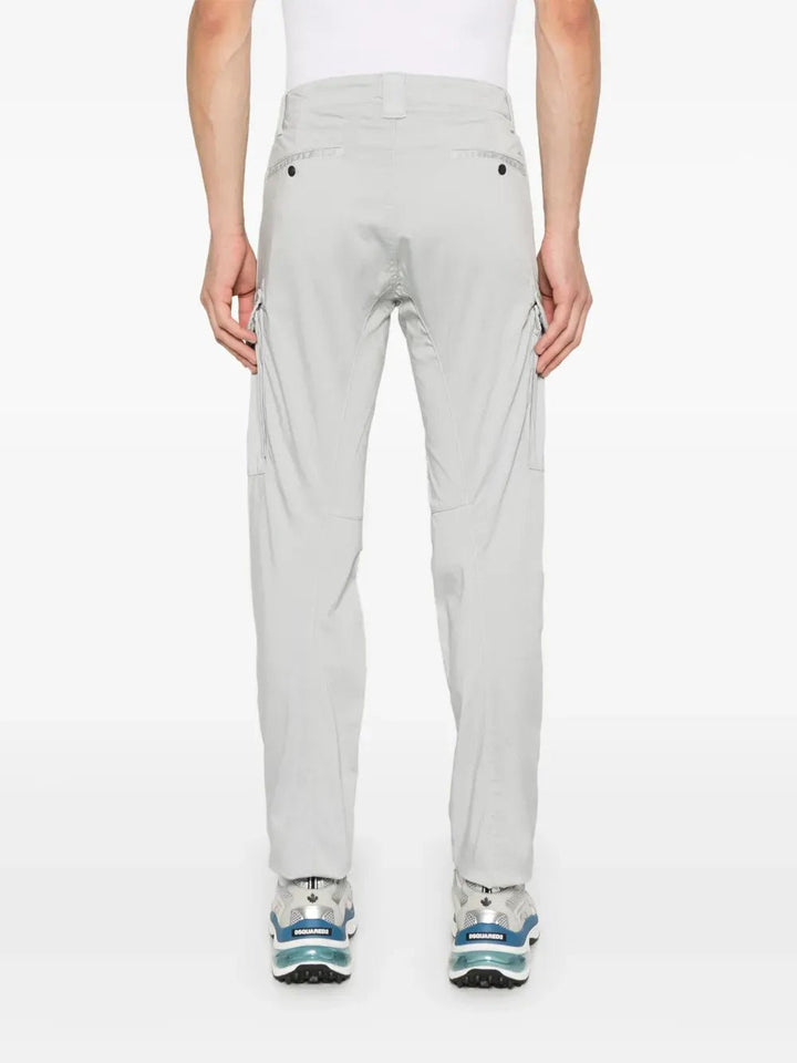 C.P. COMPANY - Pantalon cargo en satin extensible Gris - Lothaire