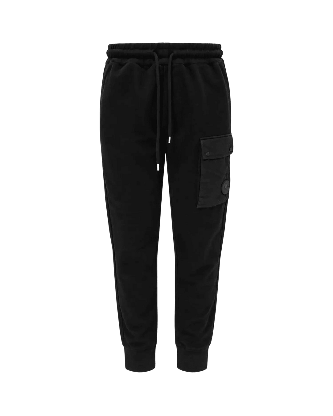 C.P. COMPANY - Pantalon de Jogging Lens en Coton Noir - Lothaire