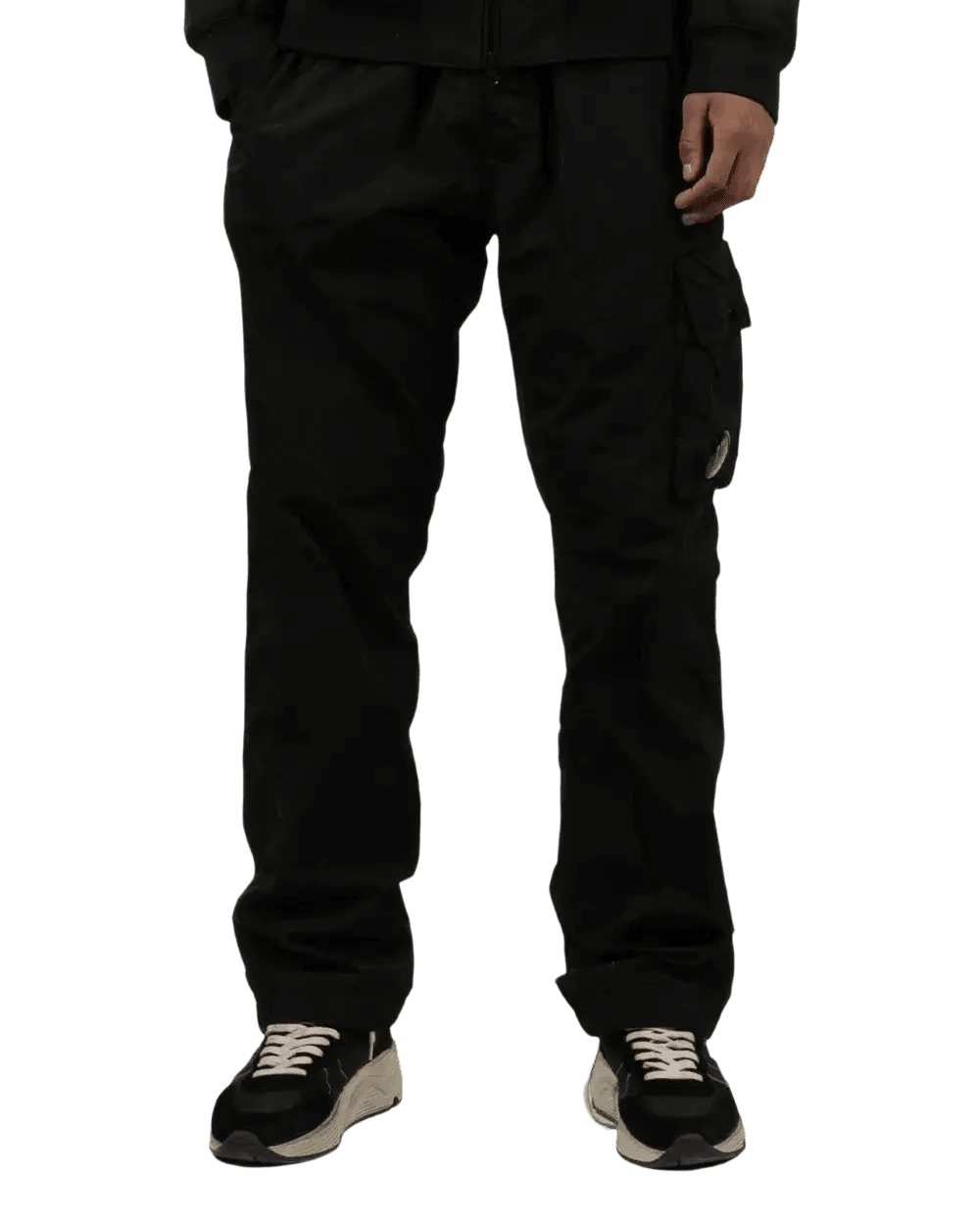 C.P. COMPANY - Pantalons à Poche Cargo Noir - Lothaire