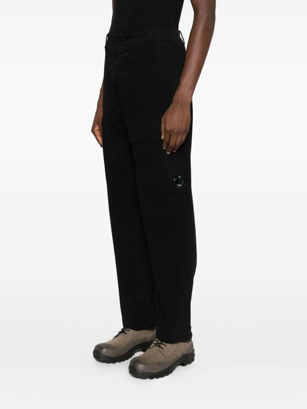 C.P. COMPANY - Pantalons Cargo Pocket Trousers Noir - Lothaire