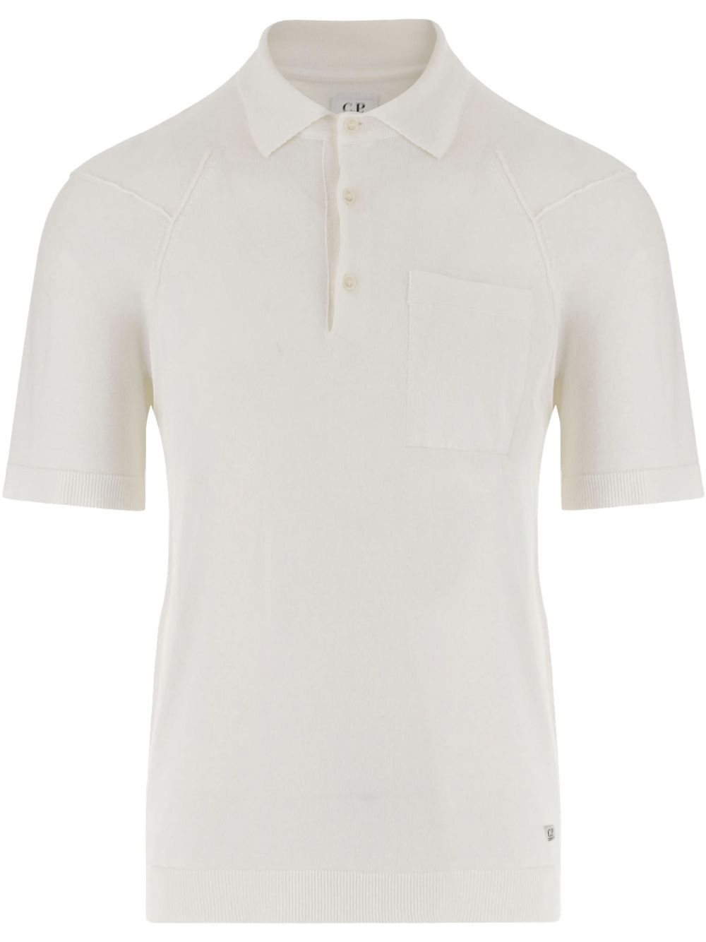 C.P. COMPANY - polo en coton blanc - Lothaire