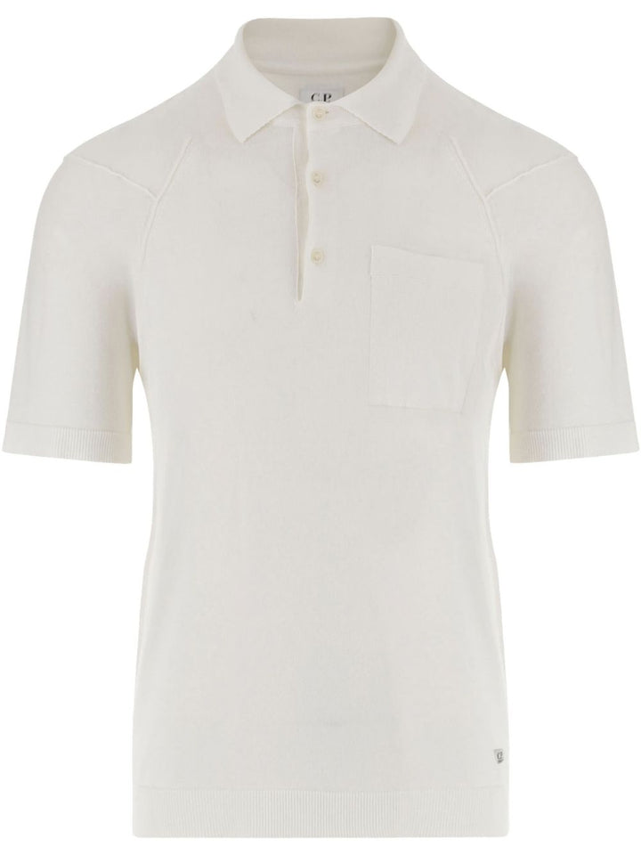 C.P. COMPANY - polo en coton blanc - Lothaire