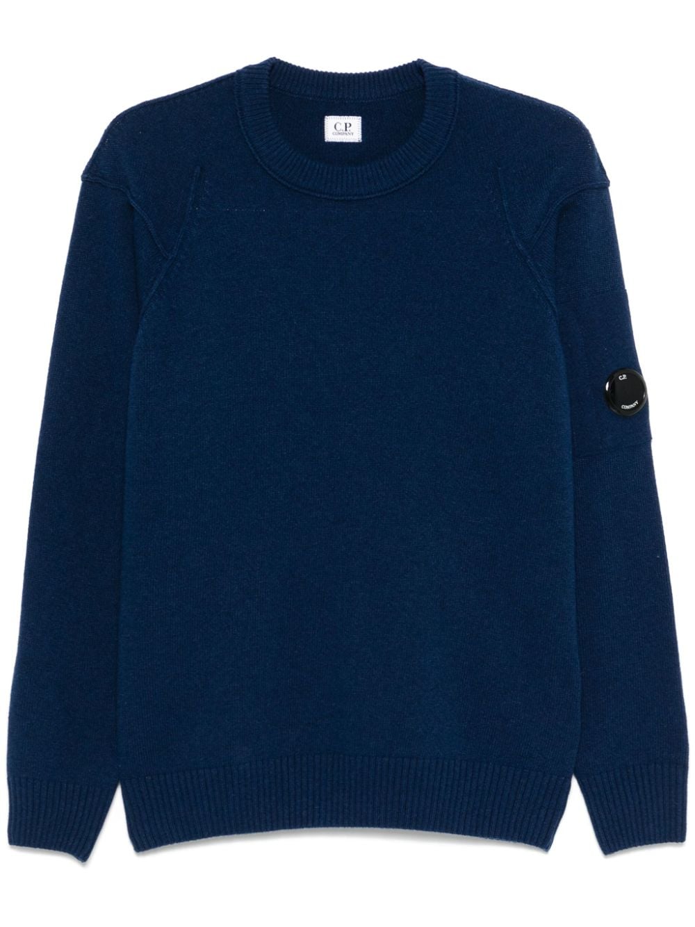 C.P. COMPANY - Pull col rond bleu nuit - Lothaire