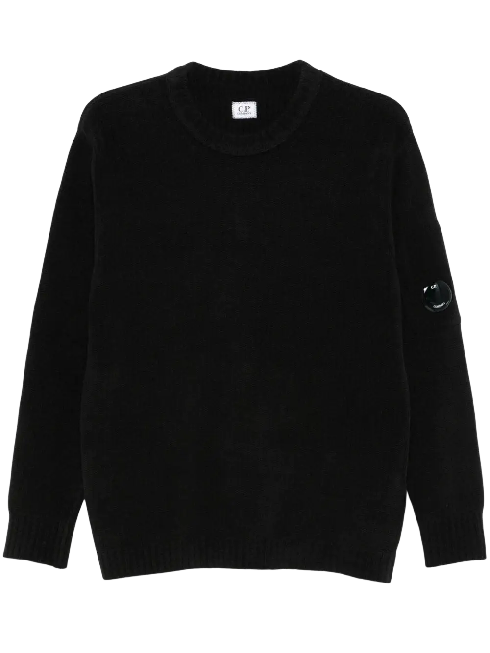C.P. COMPANY - Pull col rond noir - Lothaire