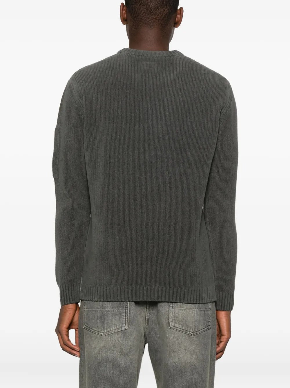 C.P. COMPANY - Pull Côtelé Gros Foncé - Lothaire