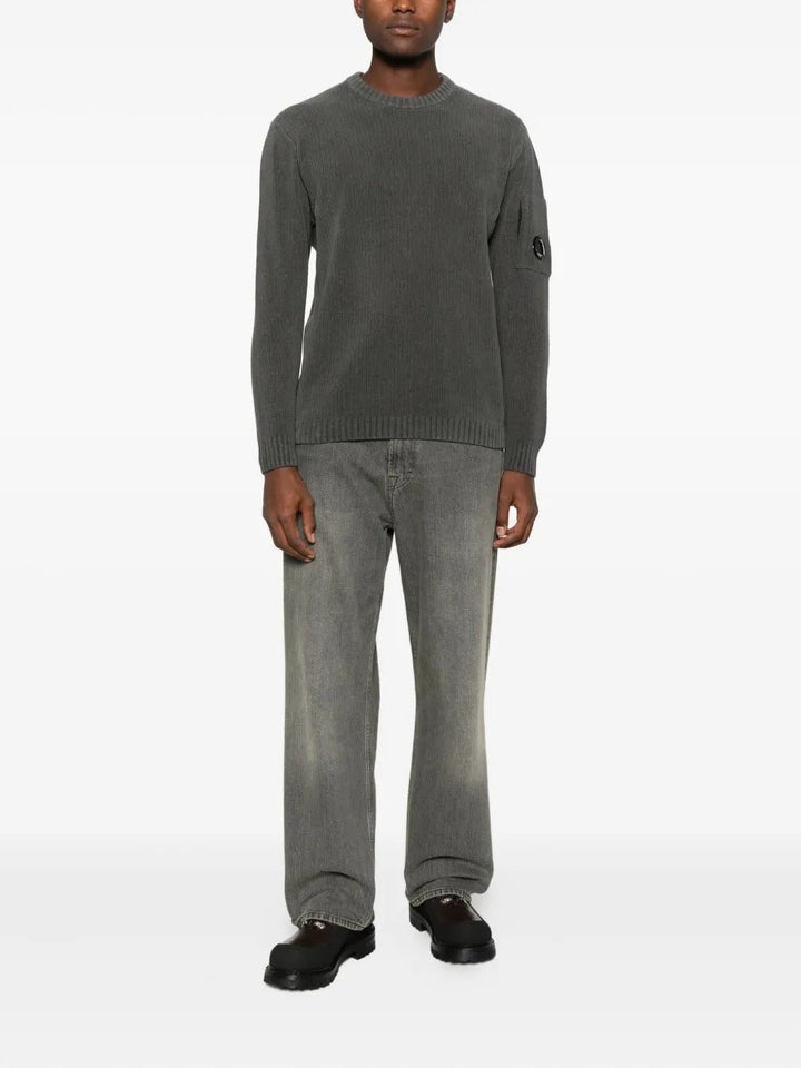 C.P. COMPANY - Pull Côtelé Gros Foncé - Lothaire