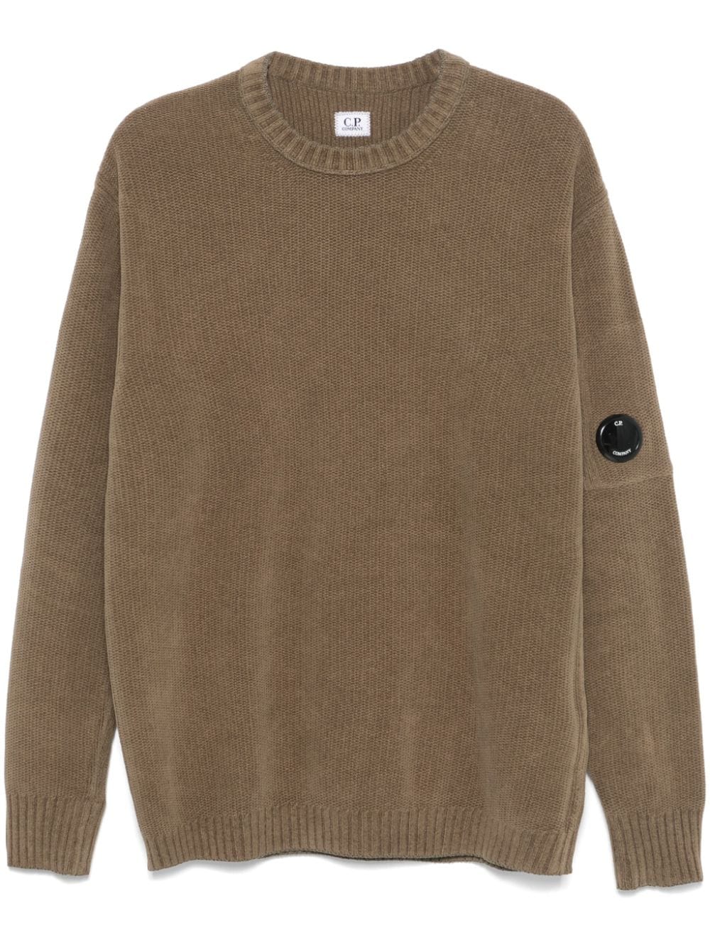 C.P. COMPANY - pull en maille chenille marron - Lothaire