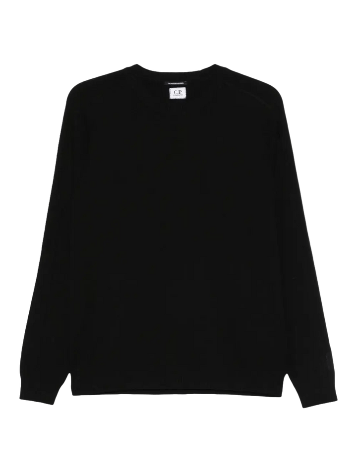 C.P. COMPANY - Pull en Maille Nervurée Noir - Lothaire