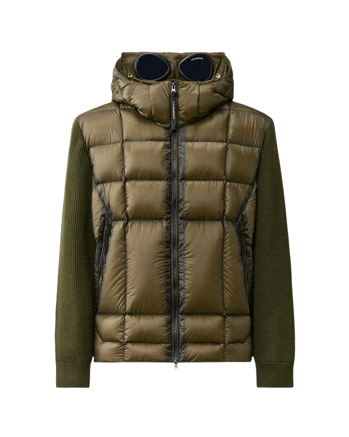 C.P. COMPANY - Pull Goggle en laine mérinos extra-fine Vert lierre - Lothaire