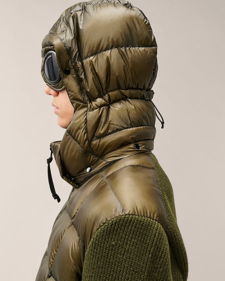 C.P. COMPANY - Pull Goggle en laine mérinos extra-fine Vert lierre - Lothaire