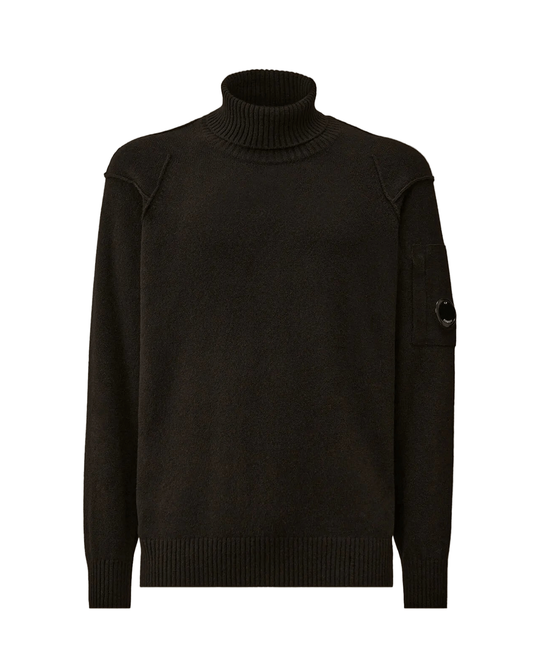 C.P. COMPANY - Pull Lambswool GRS Turtleneck Noir - Lothaire