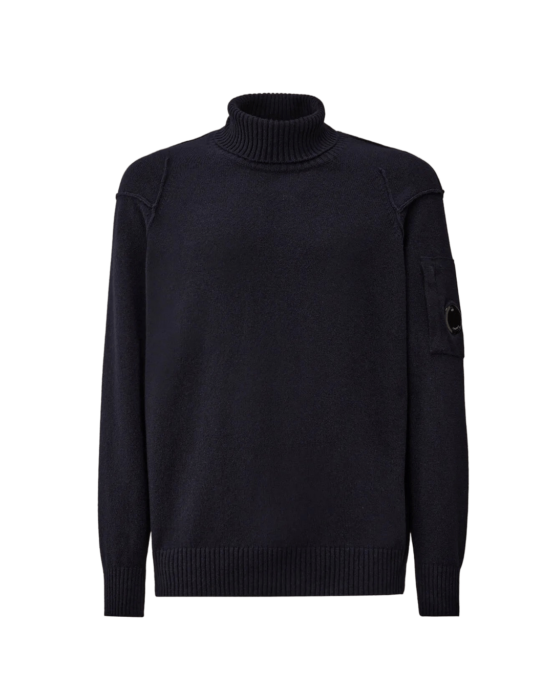 C.P. COMPANY - Pull Lambswool GRS Turtleneck Total Eclipse - Lothaire