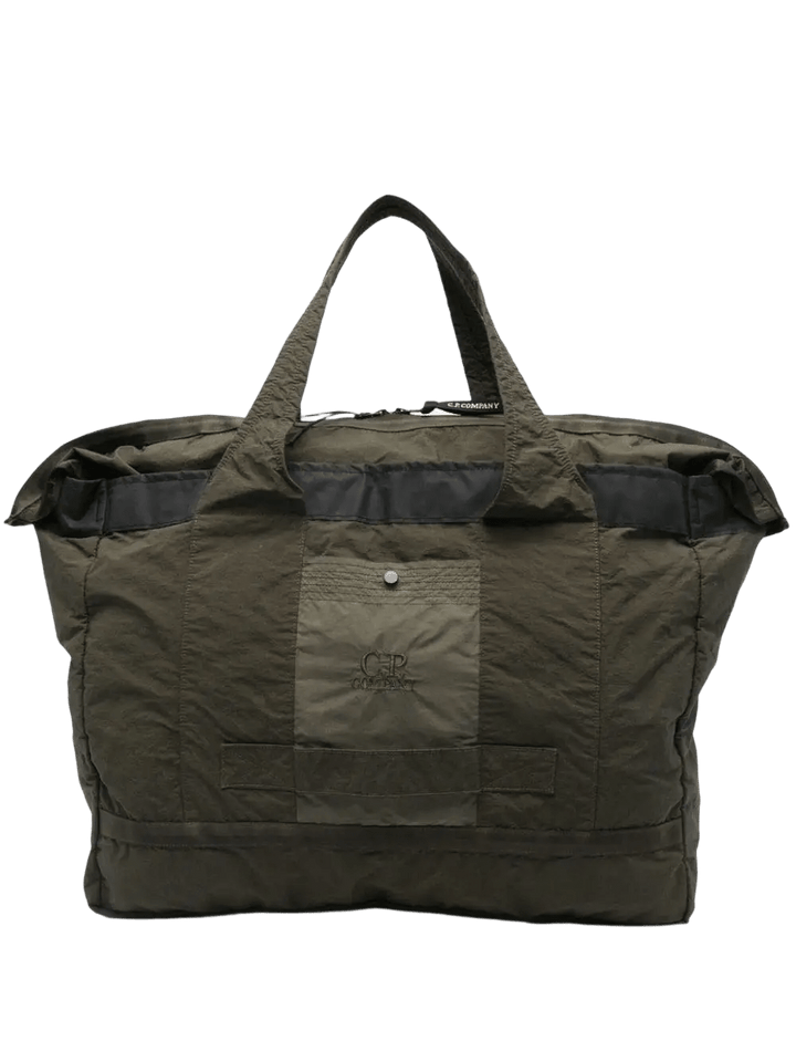 C.P. COMPANY - sac porté épaule à logo brodé vert sapin - Lothaire