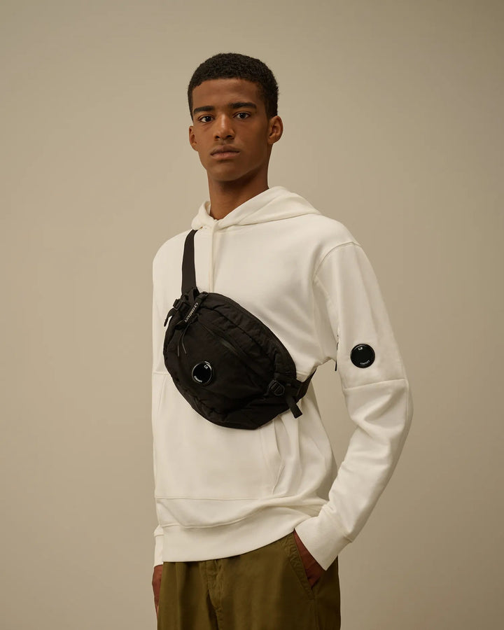 C.P. COMPANY - Sacoche Nylon B Lens Crossbody Pack Black - Lothaire