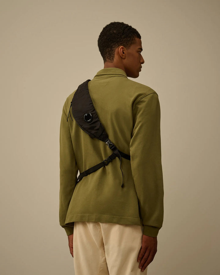C.P. COMPANY - Sacoche Nylon B Lens Crossbody Rucksack Noir - Lothaire