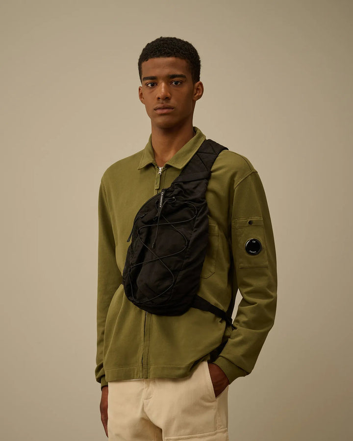 C.P. COMPANY - Sacoche Nylon B Lens Crossbody Rucksack Noir - Lothaire
