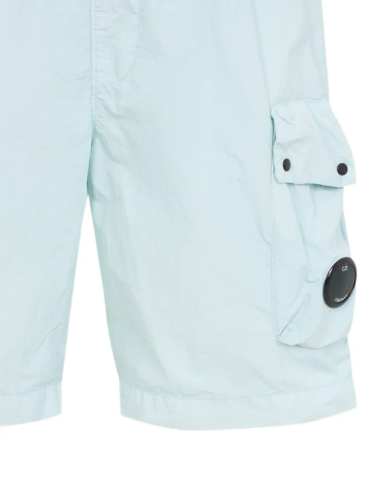 C.P. COMPANY - Short de bain à détail Lens Bleu clair - Lothaire