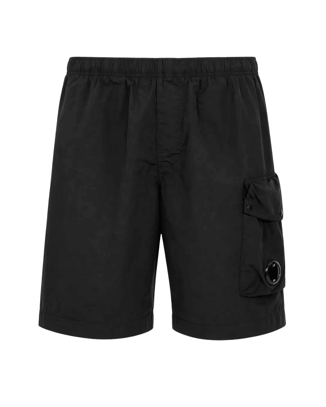 C.P. COMPANY - Short en coton à cordon de serrage Noir - Lothaire