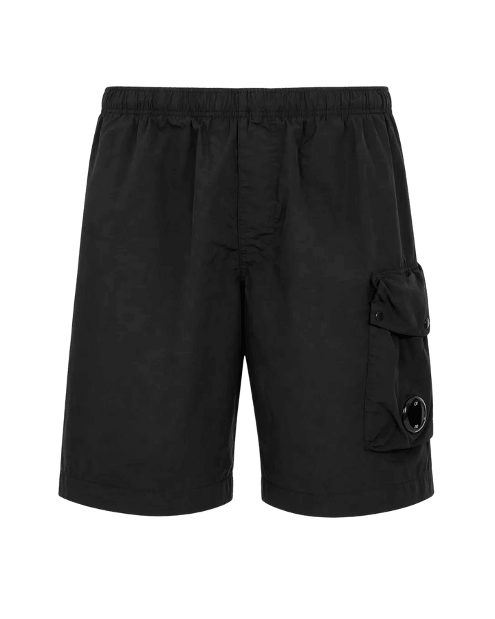 C.P. COMPANY - Short en coton à cordon de serrage Noir - Lothaire