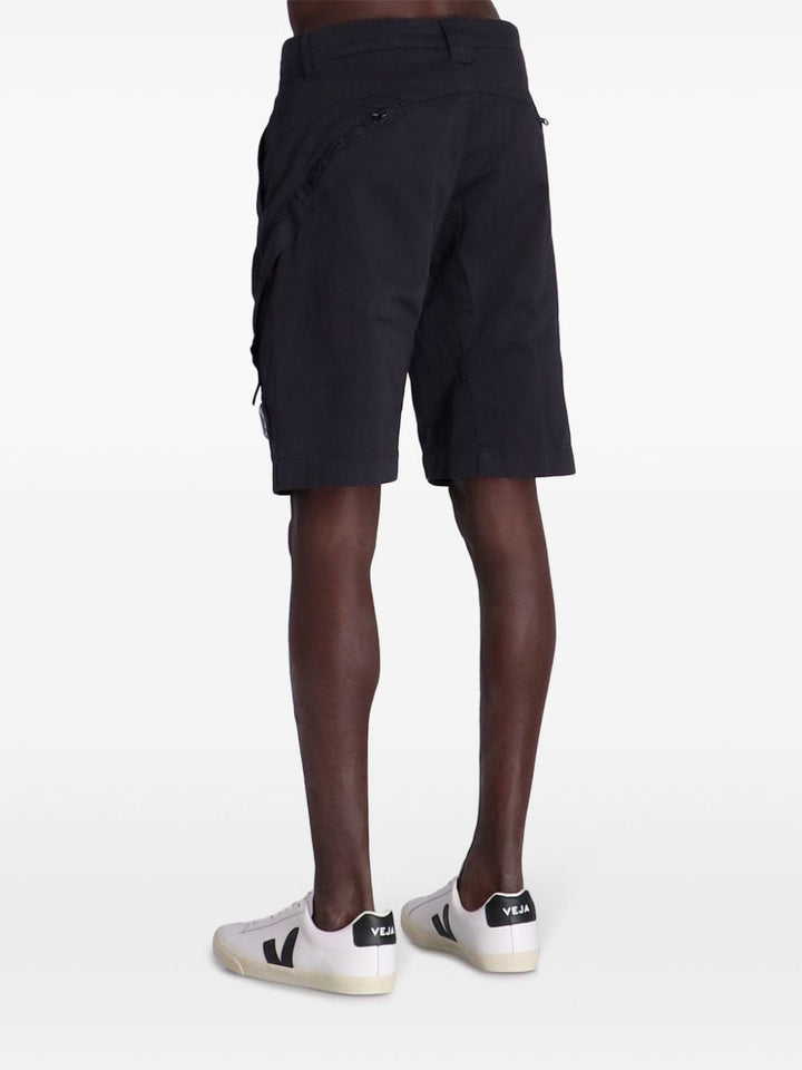 C.P. COMPANY - Short Navy Stretch Sateen Utility - Lothaire