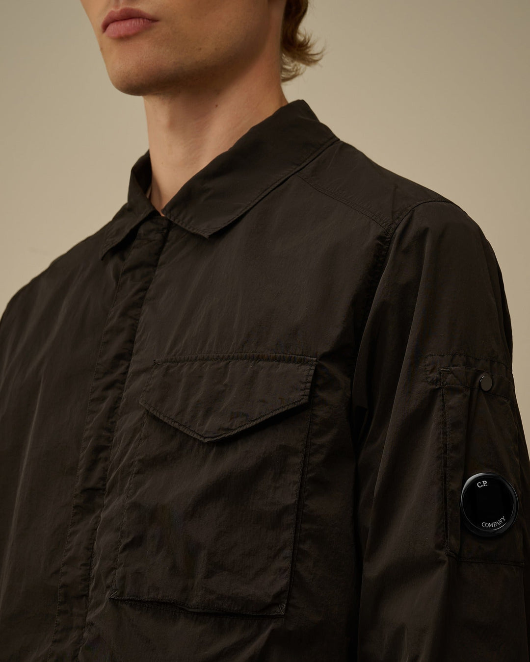 C.P. COMPANY - Surchemise Chrome - R Lens Noir - Lothaire