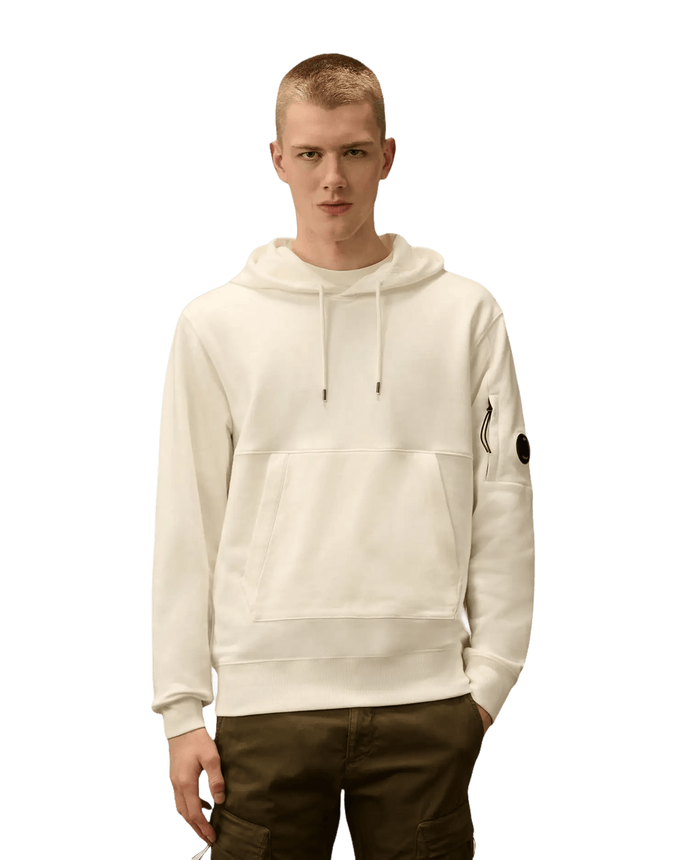 C.P. COMPANY - Sweat à capuche Blanc cassé - Lothaire