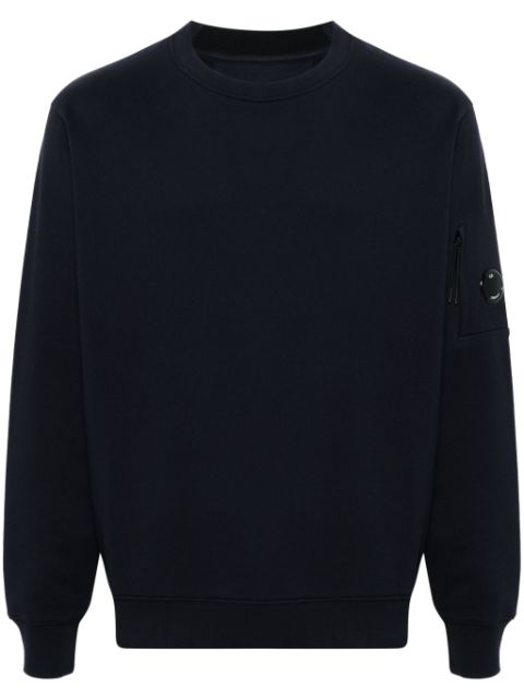 C.P. COMPANY - sweat à détail verre de lunette signature bleu eclipse - Lothaire