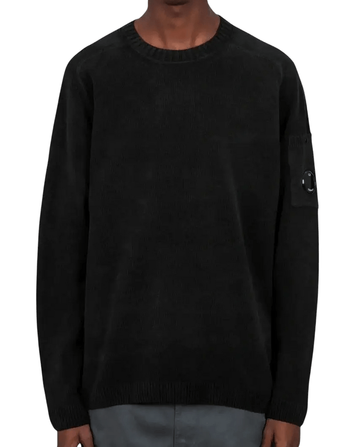 C.P. COMPANY - Sweat à Patch Logo Noir - Lothaire