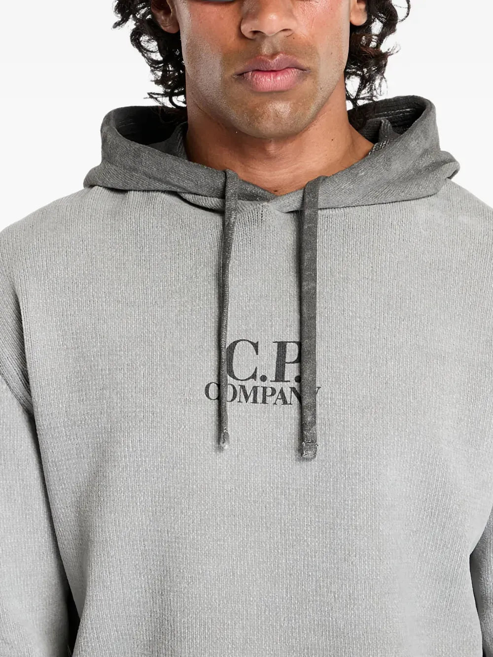 C.P. COMPANY - Sweat CHENILLE COTTON Gris - Lothaire