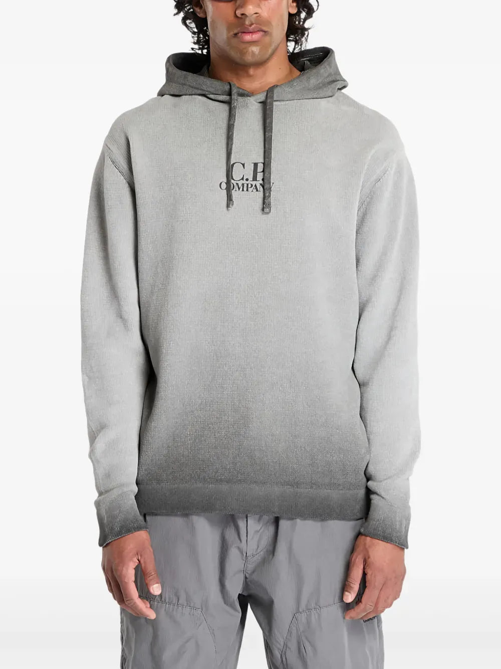 C.P. COMPANY - Sweat CHENILLE COTTON Gris - Lothaire