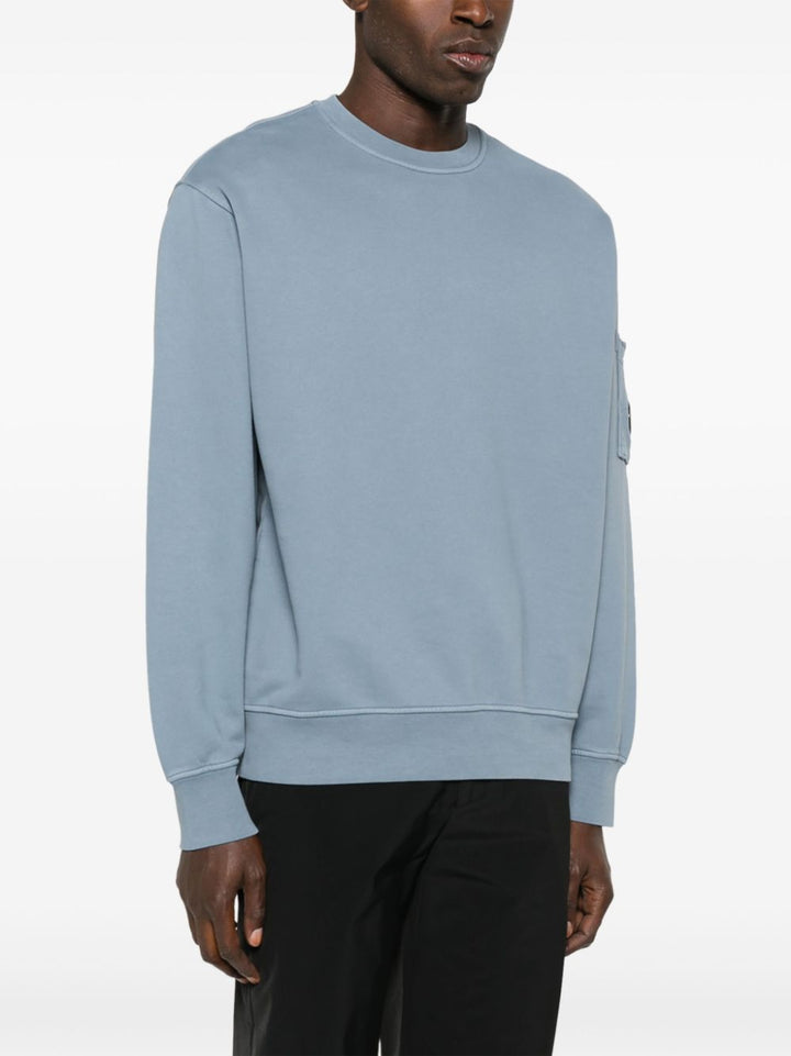 C.P. COMPANY - Sweat crew neck blue stone - Lothaire