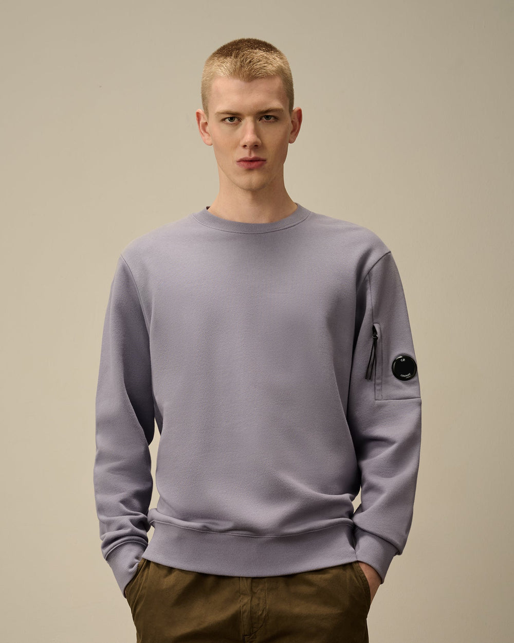 C.P. COMPANY - Sweat ras du cou Violet - Lothaire
