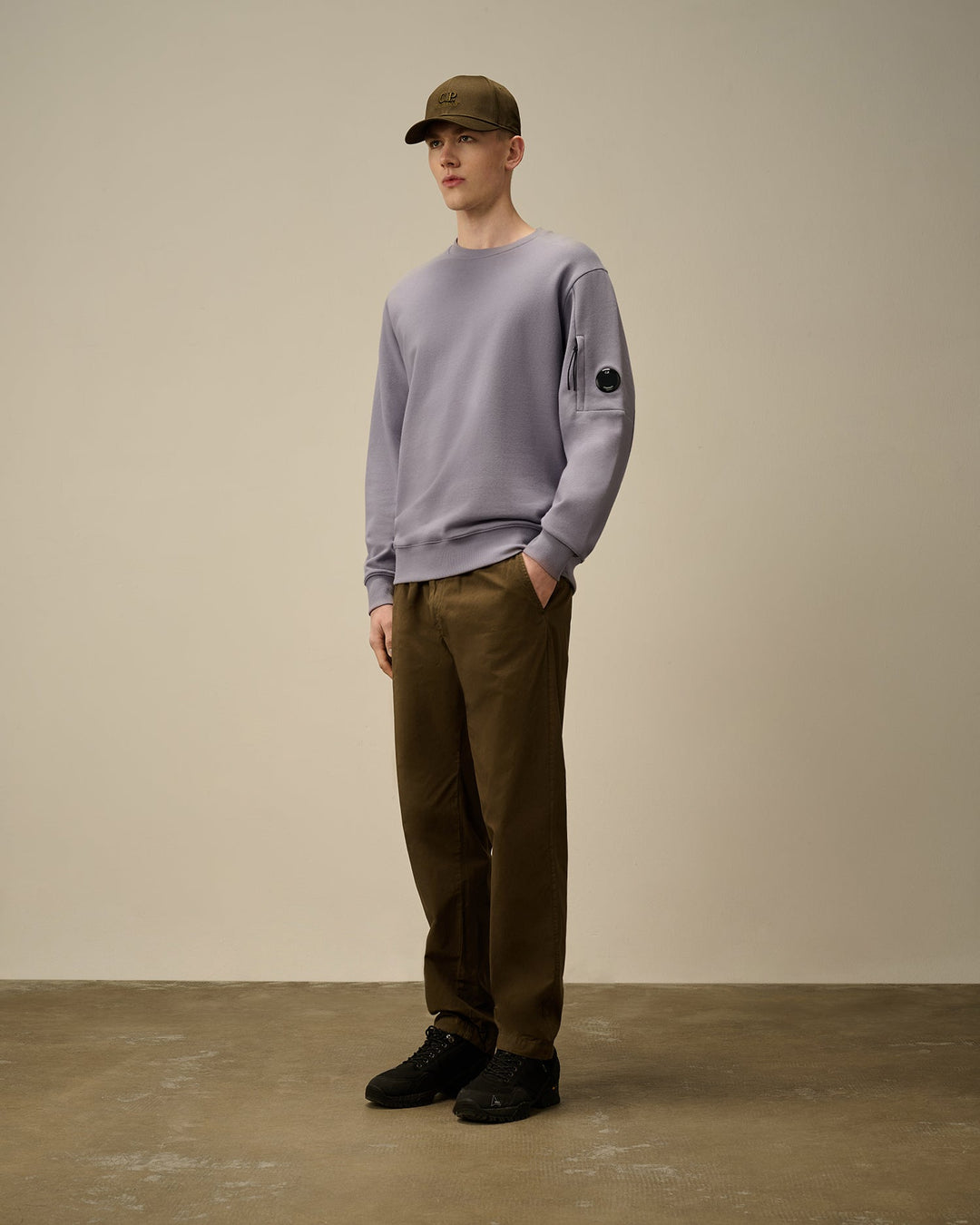 C.P. Company Diagonal Raised Fleece Lens Sweatshirt Navy - Acheter C.P. Com C.P. Company Diagonal Raised Fleece Lens Sweatshirt Navy - Acheter C.P. Com