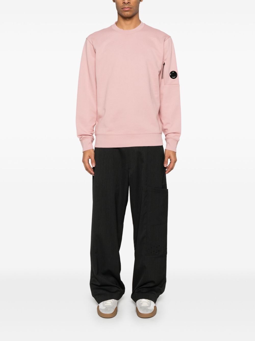 C.P. COMPANY - Sweat-shirt col rond misty rose - Lothaire