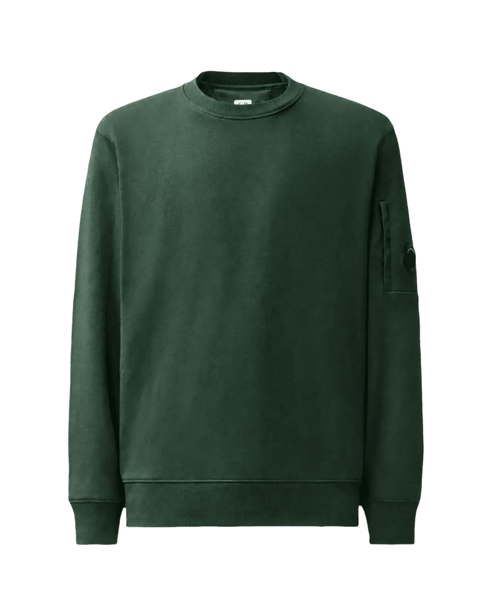 C.P. COMPANY - Sweat-shirt Lens en molleton Vert sapin - Lothaire