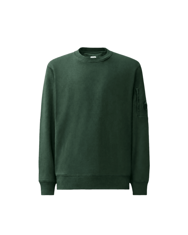C.P. COMPANY - Sweat-shirt Lens en molleton Vert sapin - Lothaire