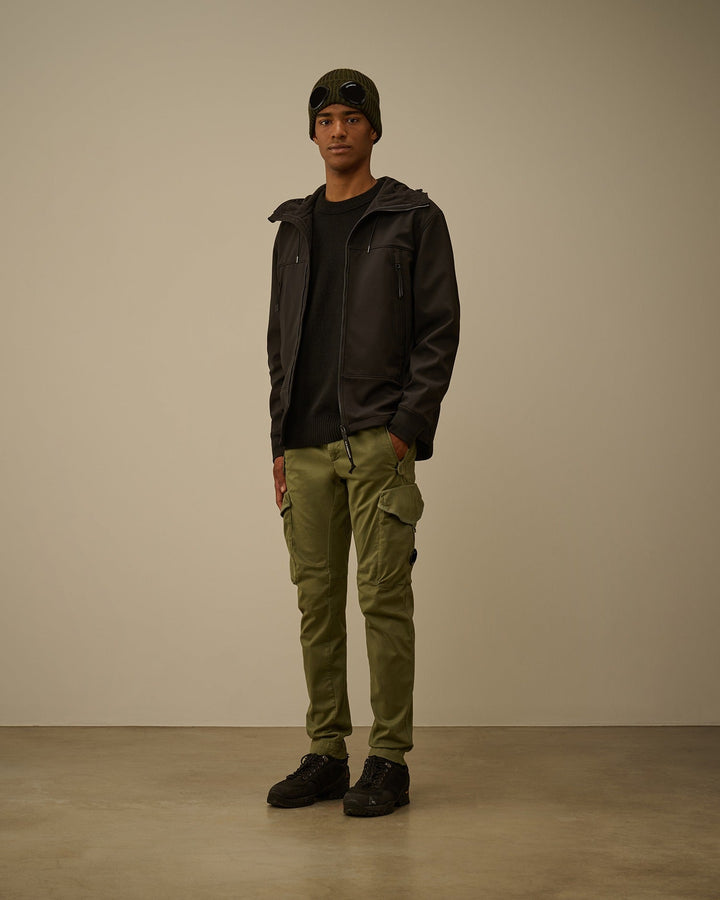 C.P. COMPANY - Sweater Lambswool GRS Crewneck Lens Noir - Lothaire
