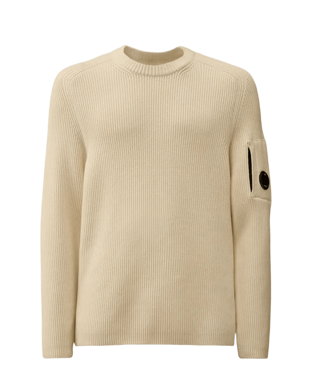 C.P. COMPANY - Sweater Nervuré Beige - Lothaire