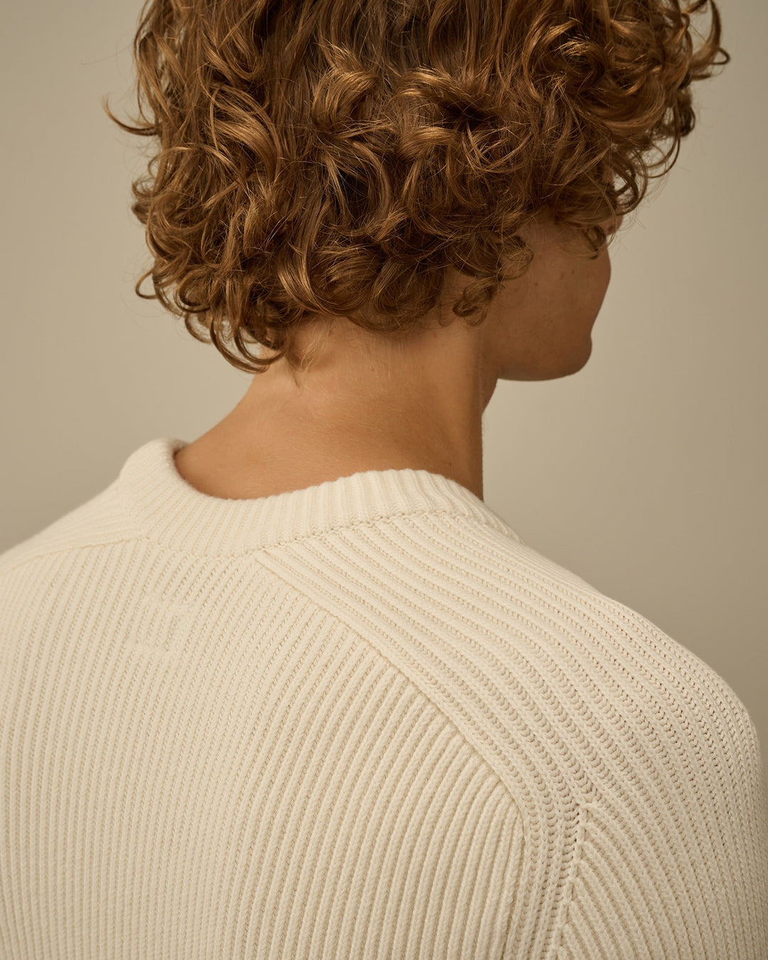 C.P. COMPANY - Sweater Nervuré Beige - Lothaire