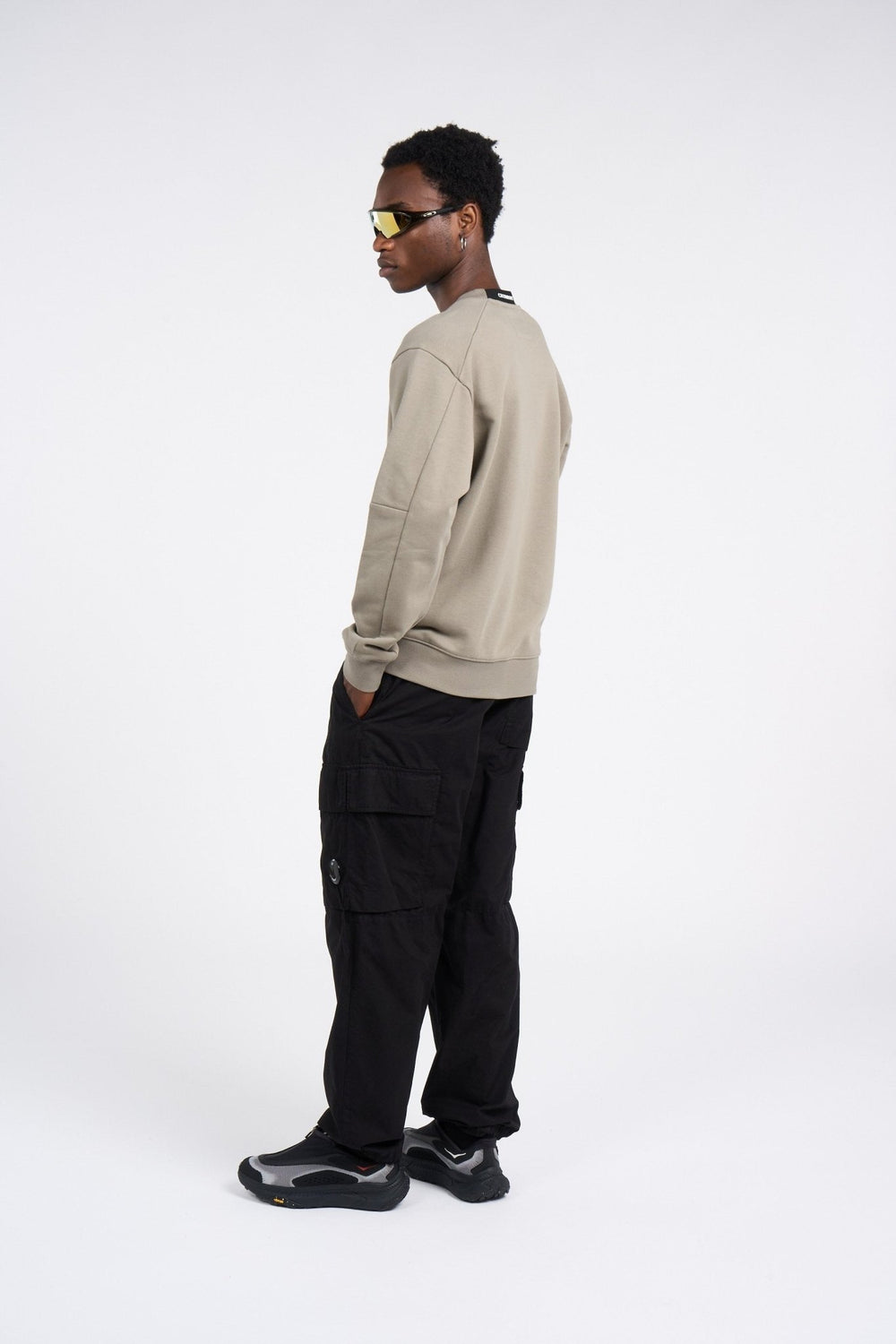 C.P. COMPANY - Sweats à Détail de Lentille Gris - Lothaire