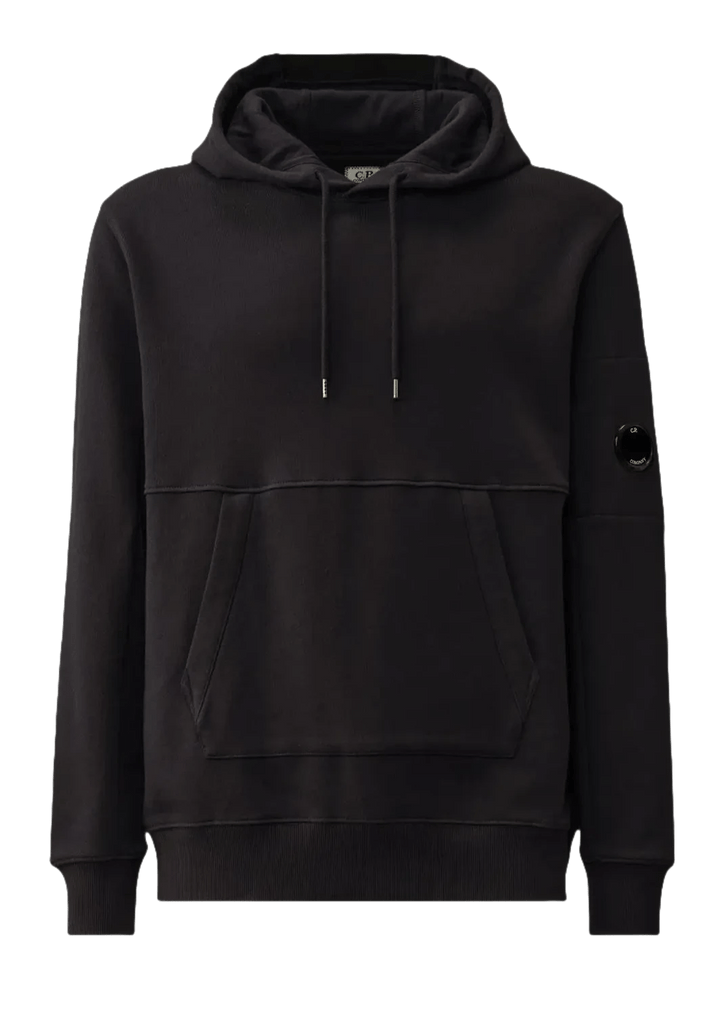 C.P. COMPANY - SWEATSHIRT DIAGONAL RAISED FLEECE Bleu eclipse - Lothaire